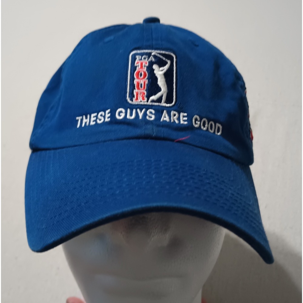 The Game PGA Tour‎ Blue Dad Hat These Guys Are Good Golf Cap Adjustable One Size